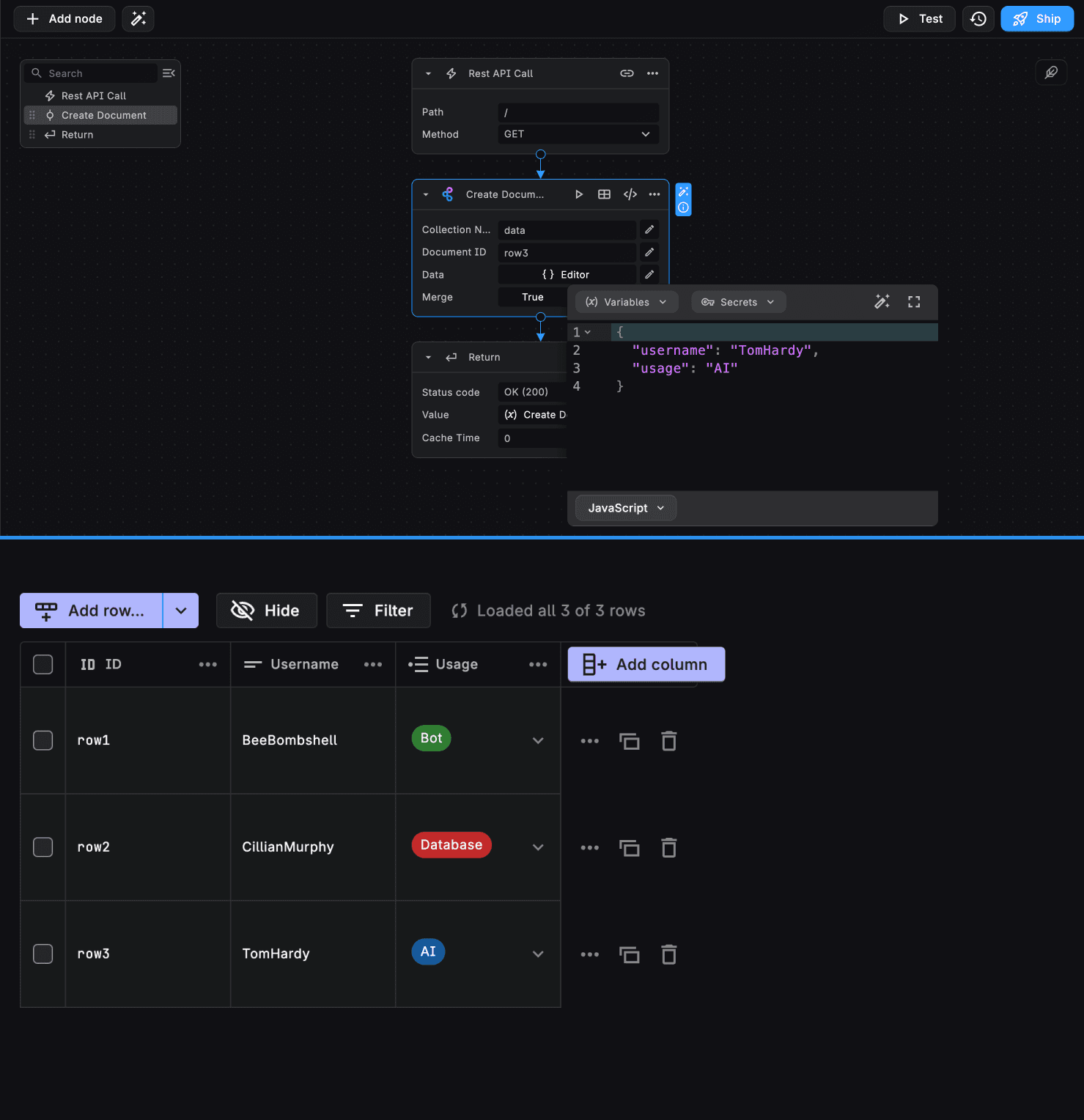 API Specification