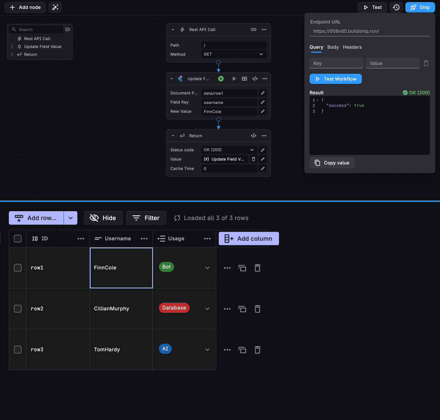 API Specification