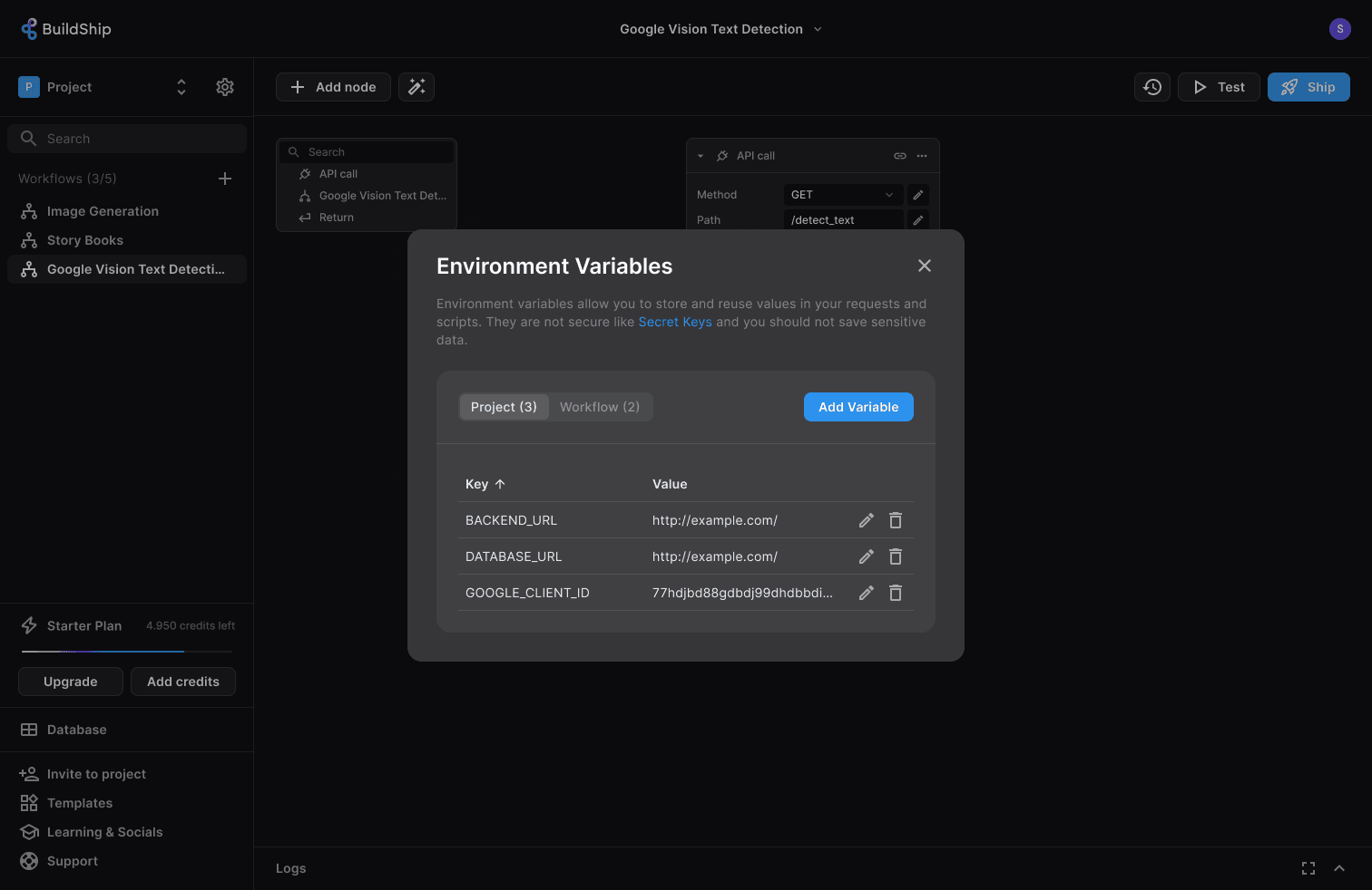 Environment Variables