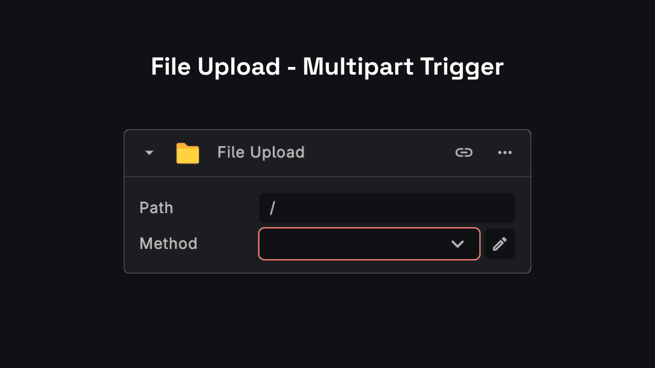 Rest API File Upload Trigger