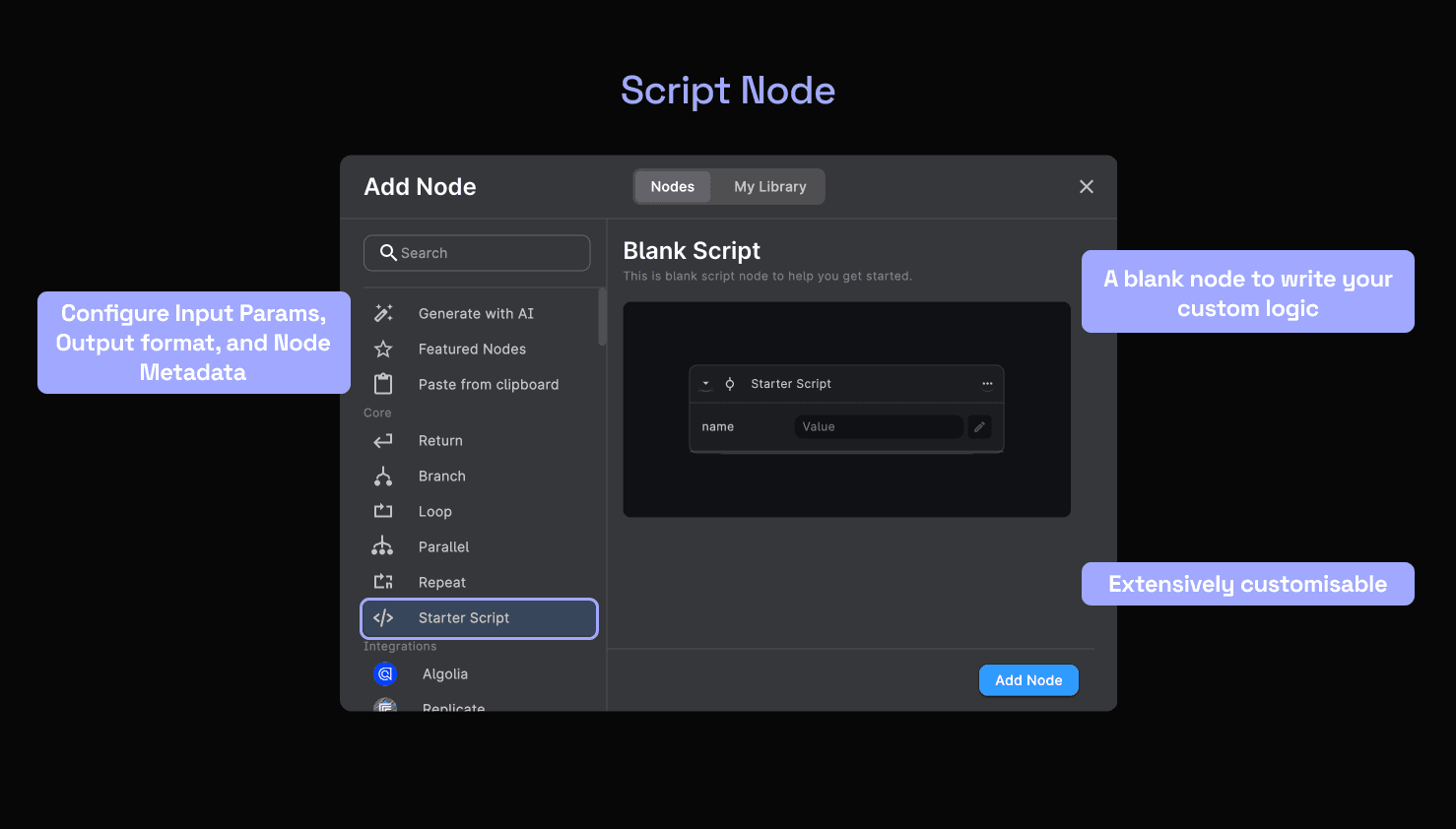 script node